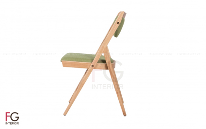 Ghế gỗ cafe đệm nỉ SENSI