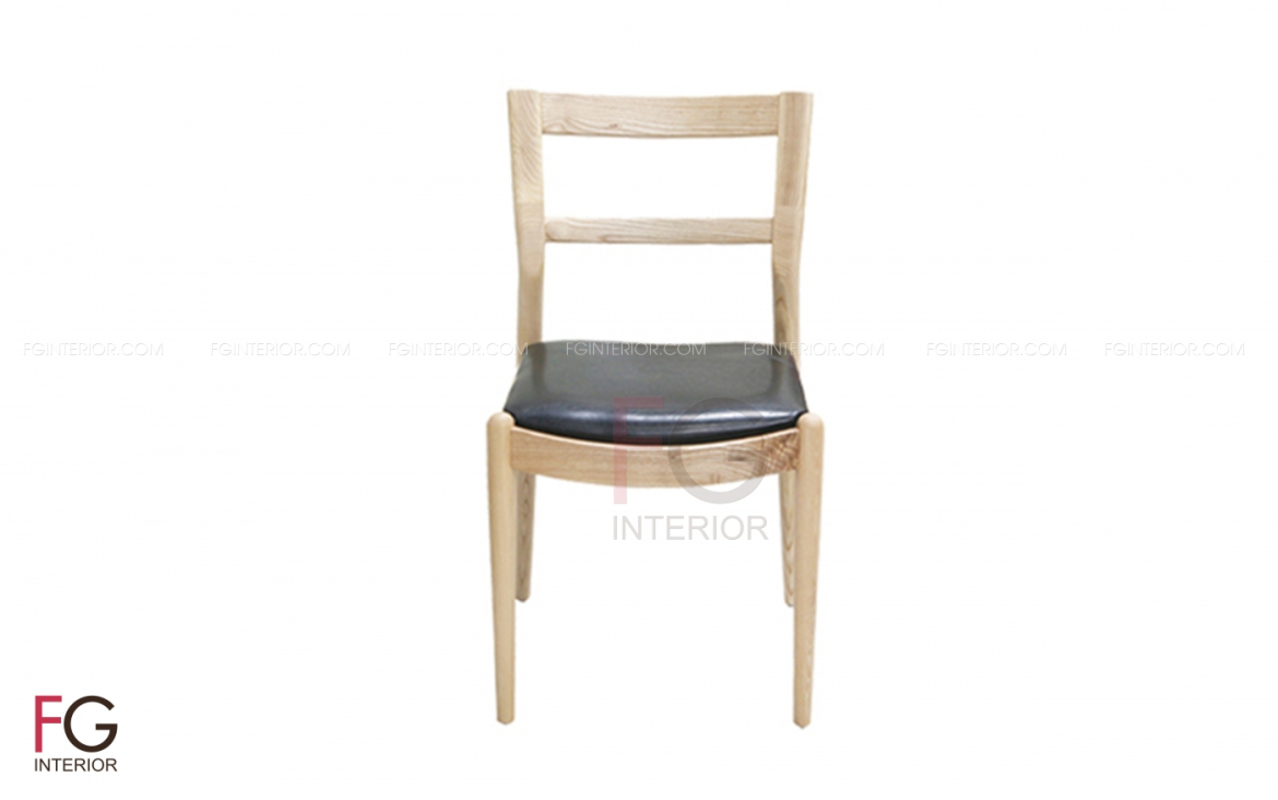 Ghế gỗ cafe đệm da PAS