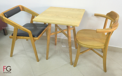Bàn cafe gỗ BURA A