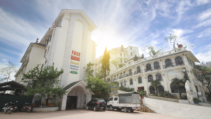 Vẻ đẹp sang trọng lộng lẫy tòa nhà khách sạn cao nguyên Sapa