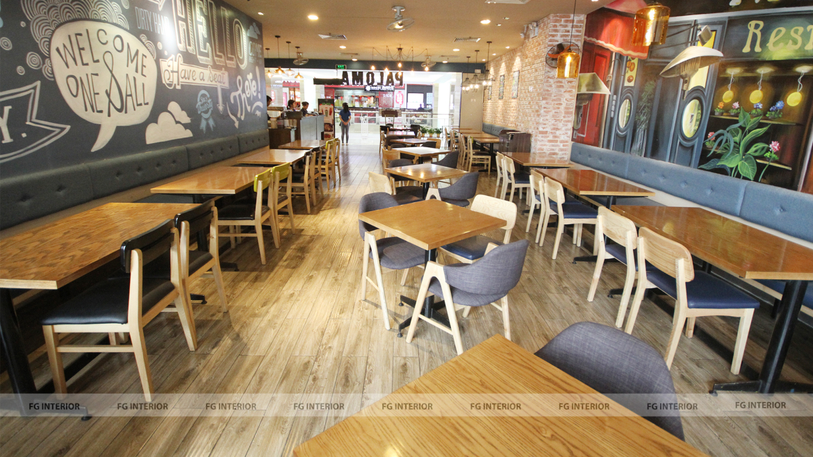 Nhà hàng Paloma Vincom Bà Triệu thay màu áo mới sang trọng