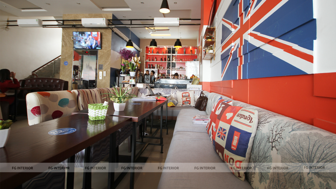 London thu nhỏ tại quán cafe London coffee Bắc Giang