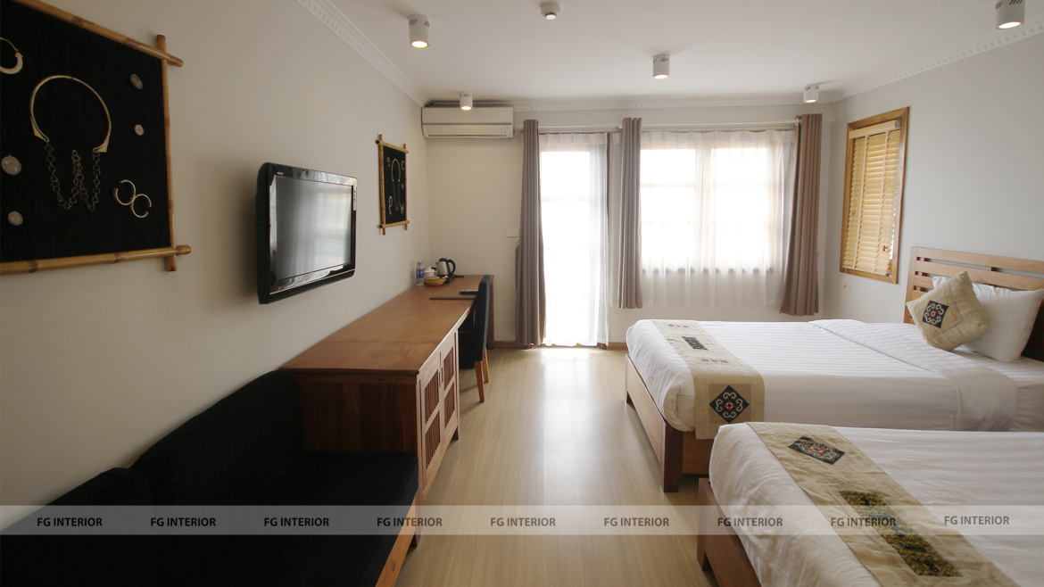 Choáng ngợp trước không gian nội thất sunny mountain hotel